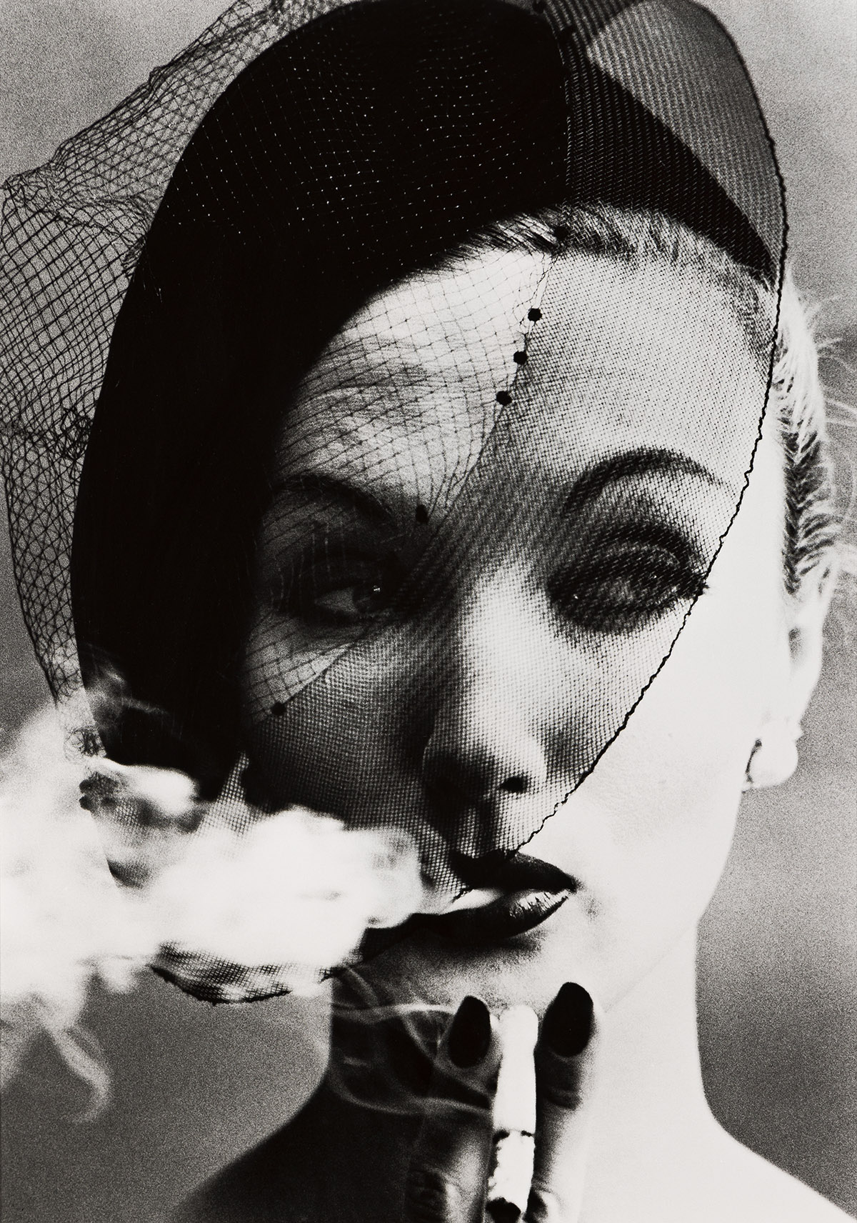 WILLIAM KLEIN (1928-2022) Smoke + Veil, Paris (Vogue).